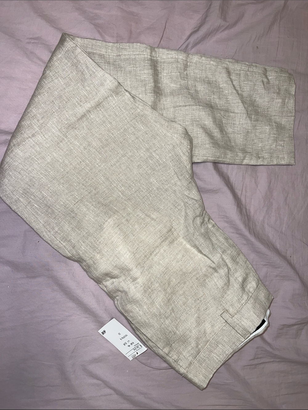 H&M Linen pants Light Tan slim fit